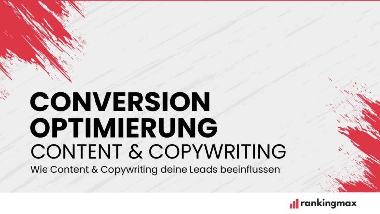 Conversion Optimierung - Content & Copywriting