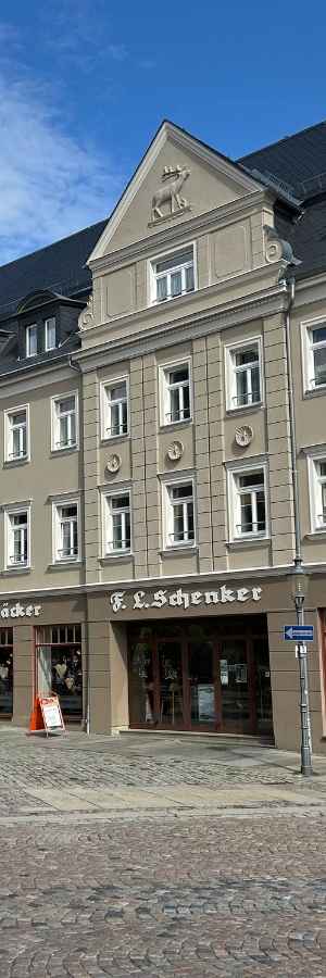 Das Schenkerhaus in Reichenbach im Vogtland. Eines der ältesten Häuser der Stadt.